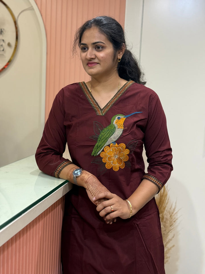 Cotton 2 Pc Embroidered Collection – Front &amp; Back Work | R137