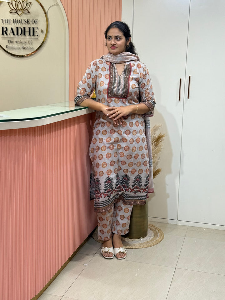 Cotton Fabric Kurta Set Collection – RADHE75