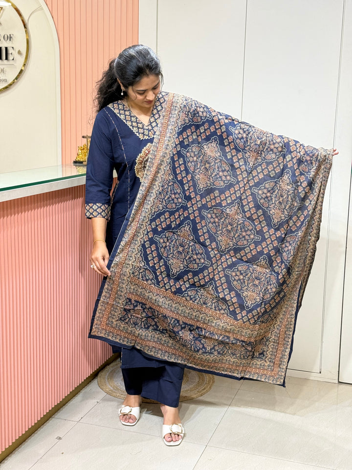 Cotton 3Pcs Set Collection with Patchwork | R220
