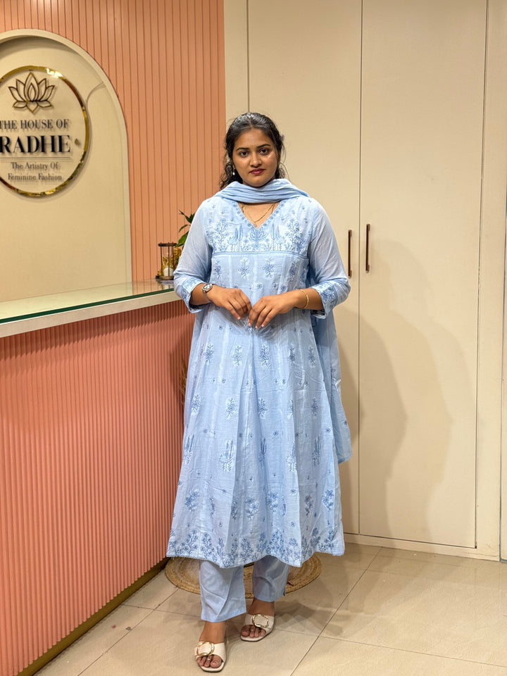 Mul Cotton Collection with Embroidery work (Cotton Lining)| R181