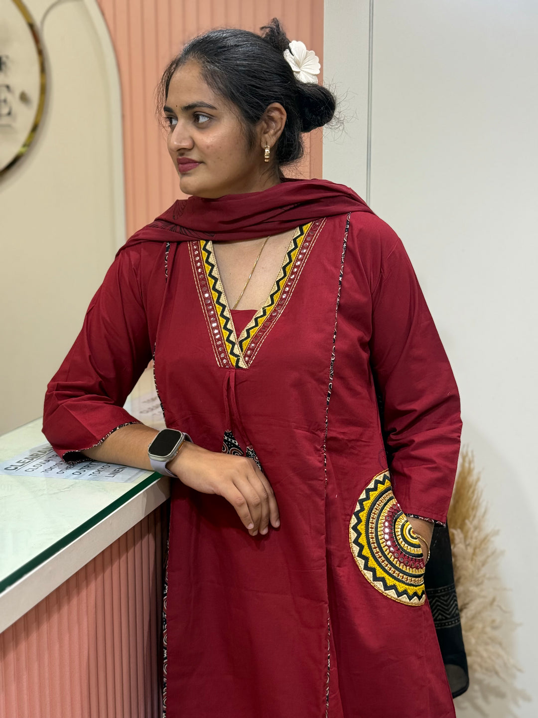 Cotton 3 Pc Kurta Set – Cotton Collection | R162