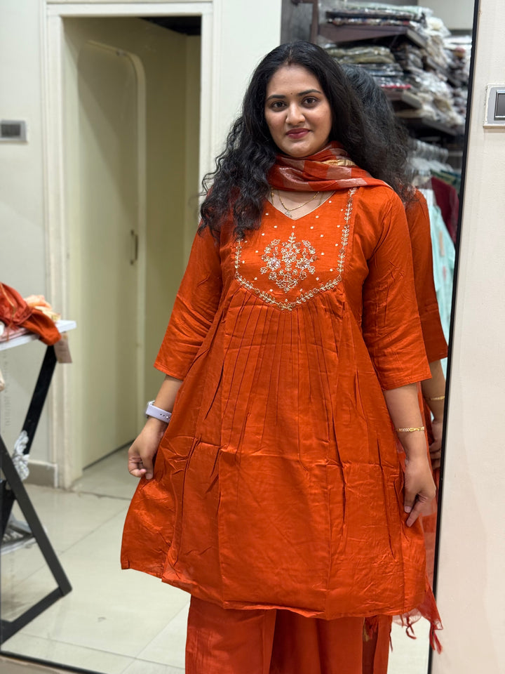 Dola Silk Semi Party Wear Collection (Cotton Lining Available )| R217