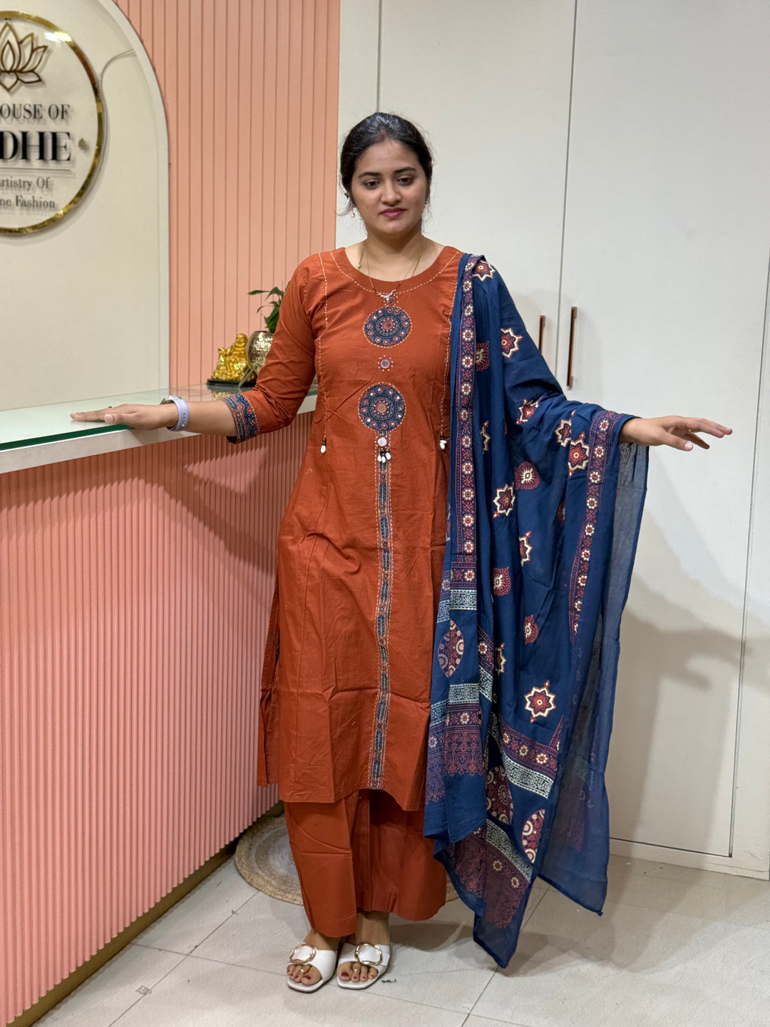 Pure Cotton Geometrical Pattern Collection | R210