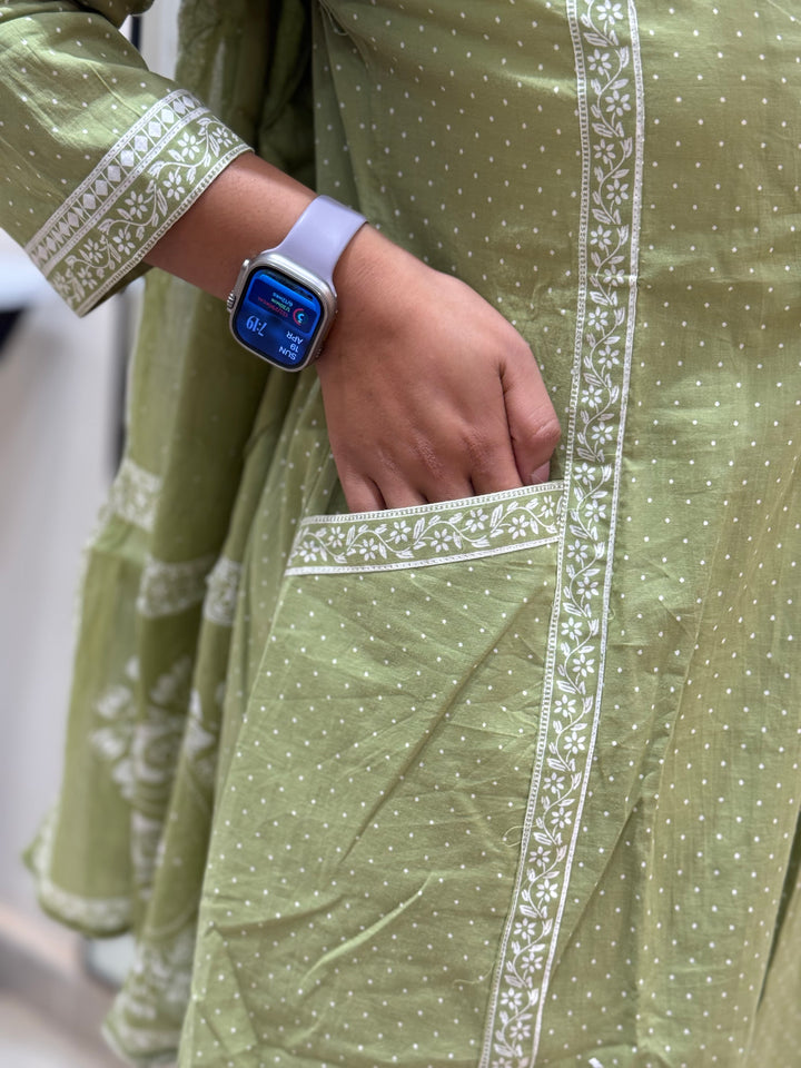 Pure 60×60 Cotton Kurta Set with Front Pockets  | R114