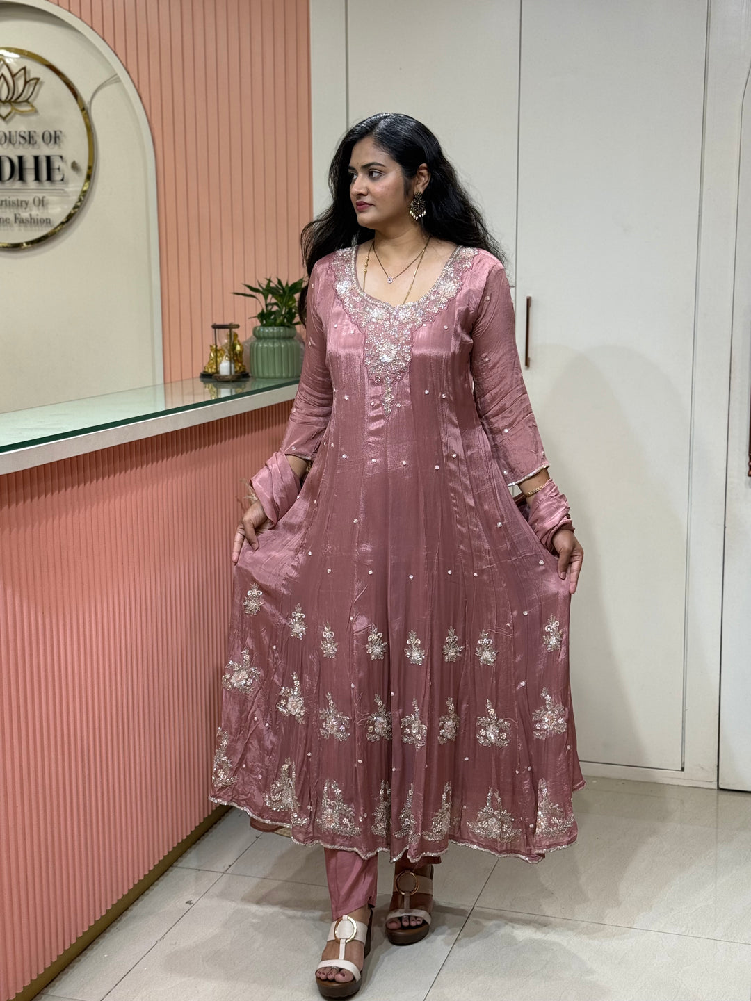 Chinon Festive Collection | Full Handwork, Sequin &amp; Cut Dana | R177