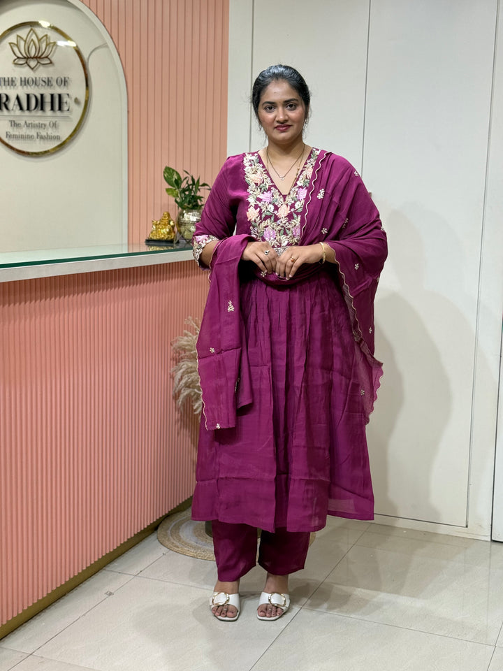 Premium Mul Chanderi Handwork Collection (SuperHit Design)| R206