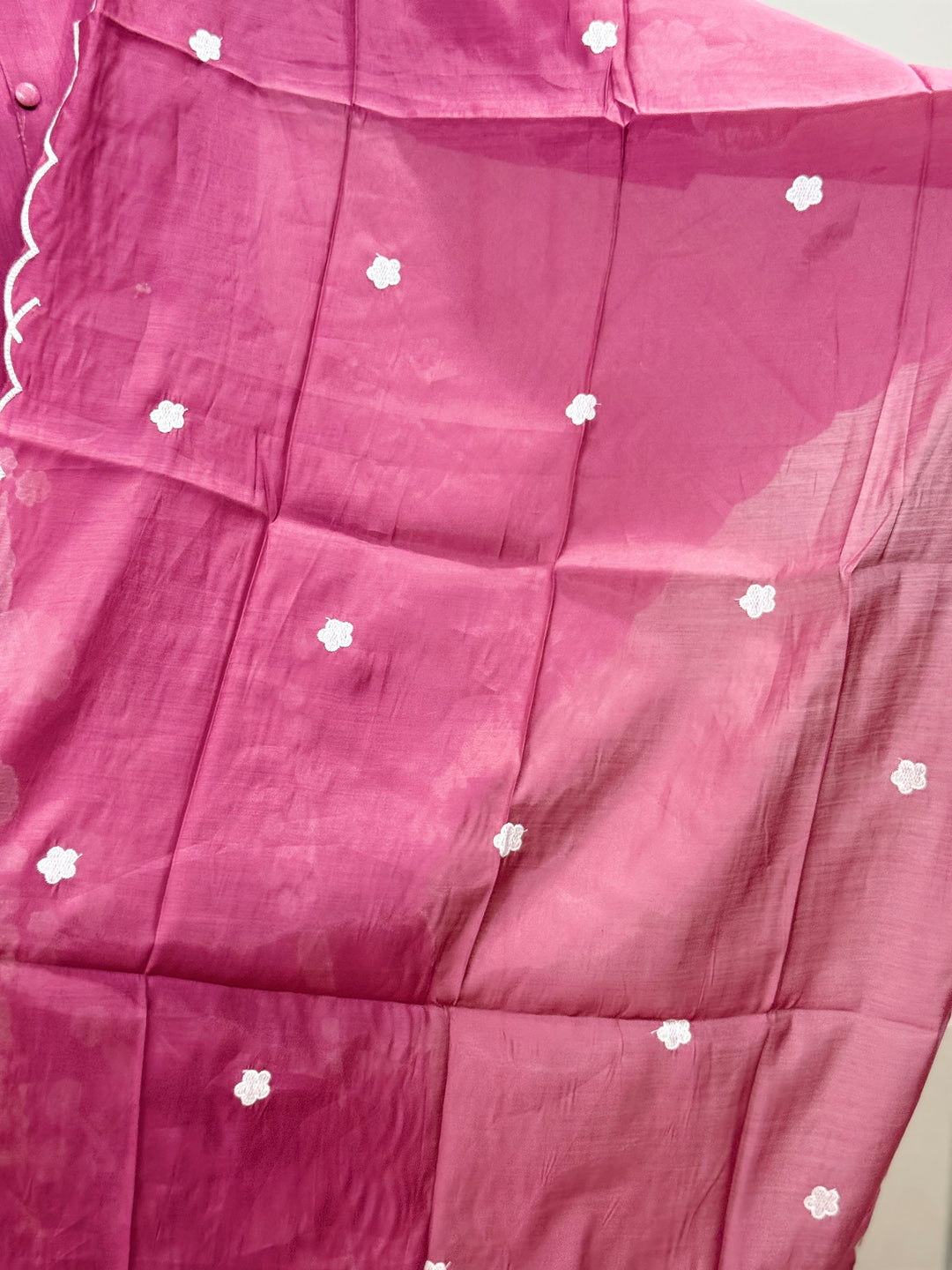 Mul Chanderi with Embroidery work | R204