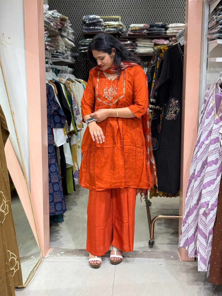 Dola Silk Semi Party Wear Collection (Cotton Lining Available )| R217