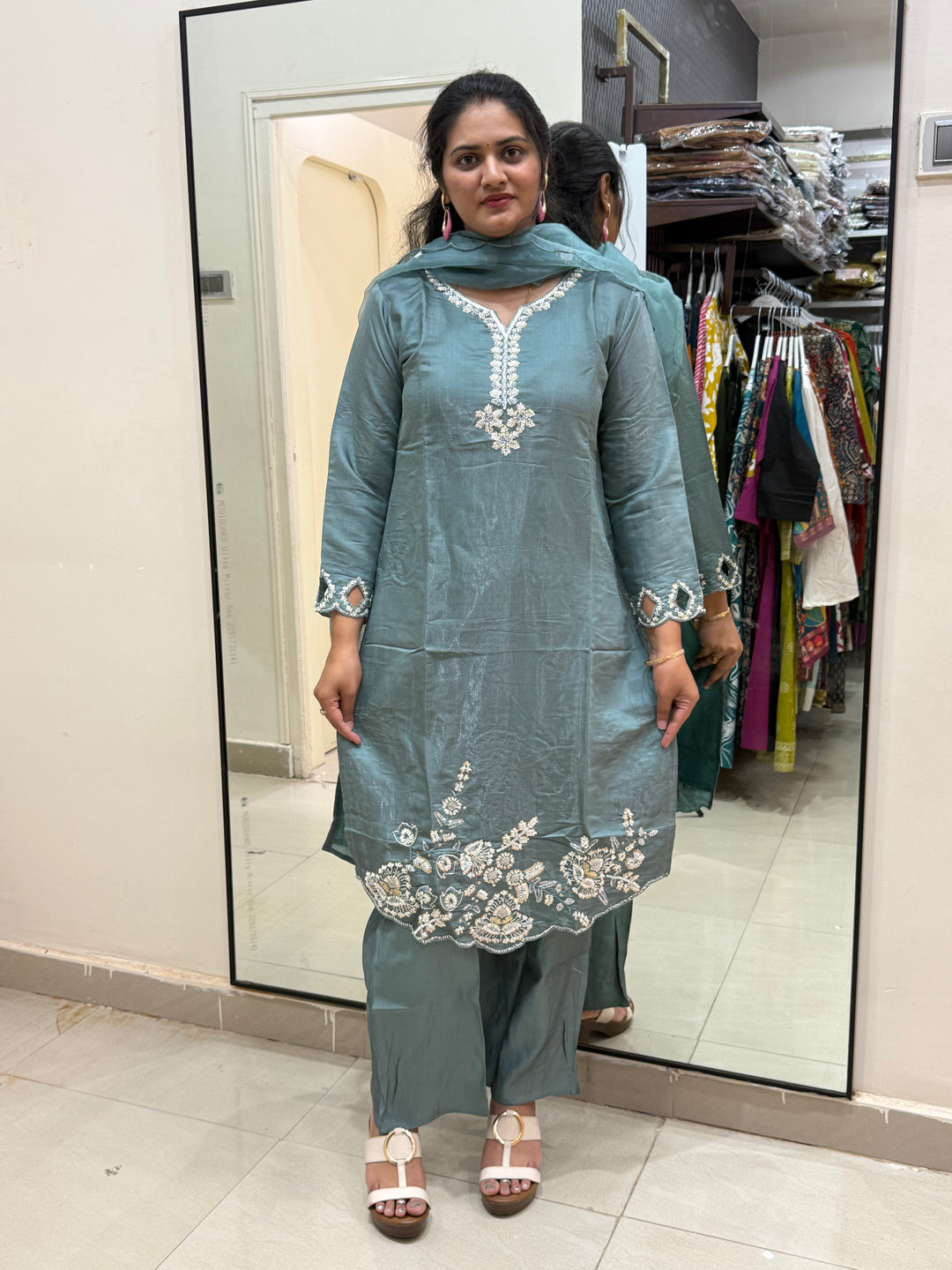 Roman Gloss 3 Pcs Set ( Cotton Lining) | RADHE48