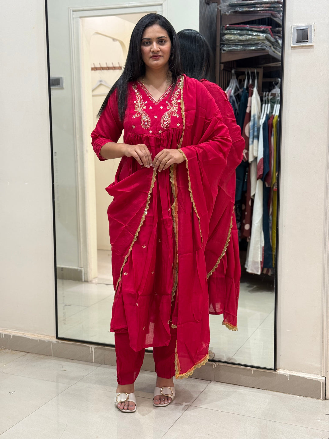 S Mul Chanderi Collection | R209
