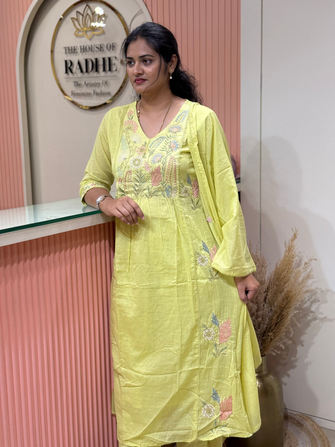 Mul Cotton Collection with Embroidery work (Cotton Lining)| R150