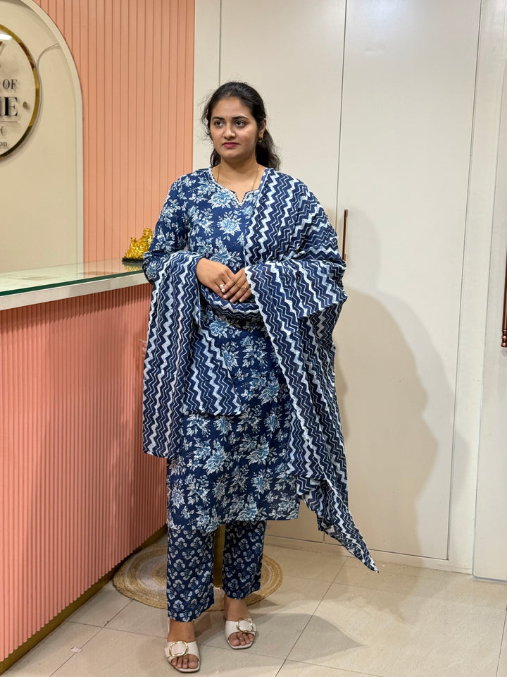 Cotton Fabric Kurta Set Collection – RADHE75