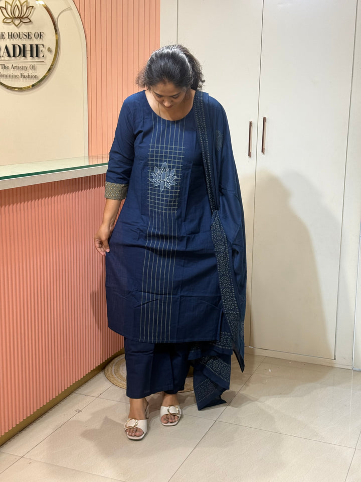 Khadi Cotton Collection with Hand Paint | R210