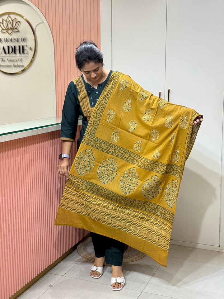 Pure Cotton Collection with Back And Front Patchwork | R210