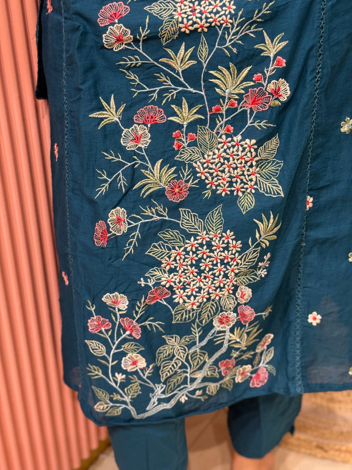 Mul Cotton Collection with Embroidery work (Cotton Lining)| R181