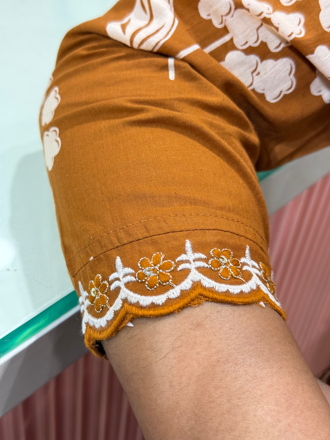 Angrakha Pattern 60-60 Cotton Collection | R185
