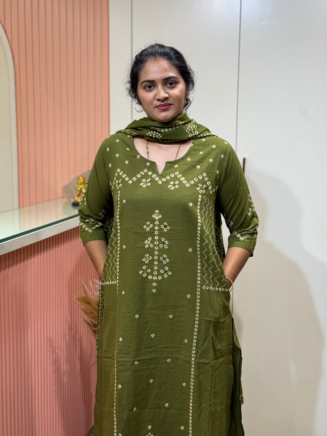 60-60 Cotton 3 piece kurta set | R170