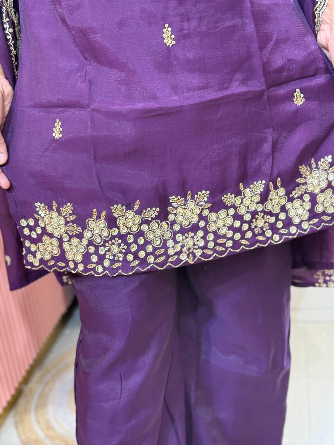 Mul Chanderi 3 Pcs Suit Collection |R138