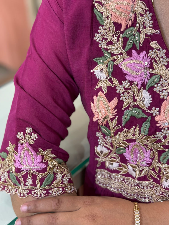 Premium Mul Chanderi Handwork Collection (SuperHit Design)| R206