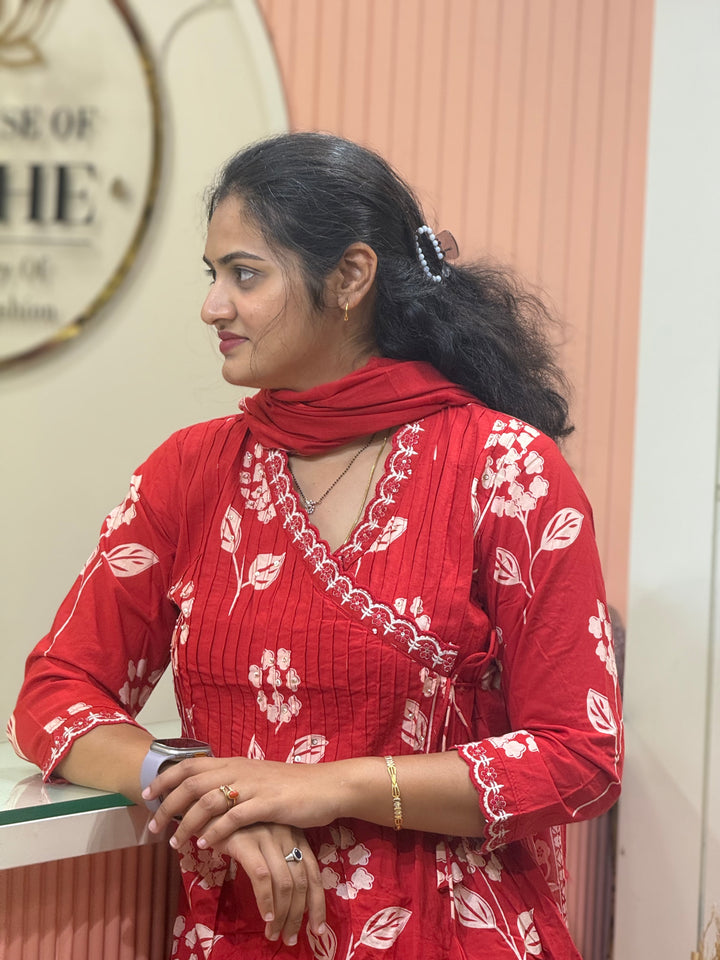 Angrakha Pattern 60-60 Cotton Collection | R185