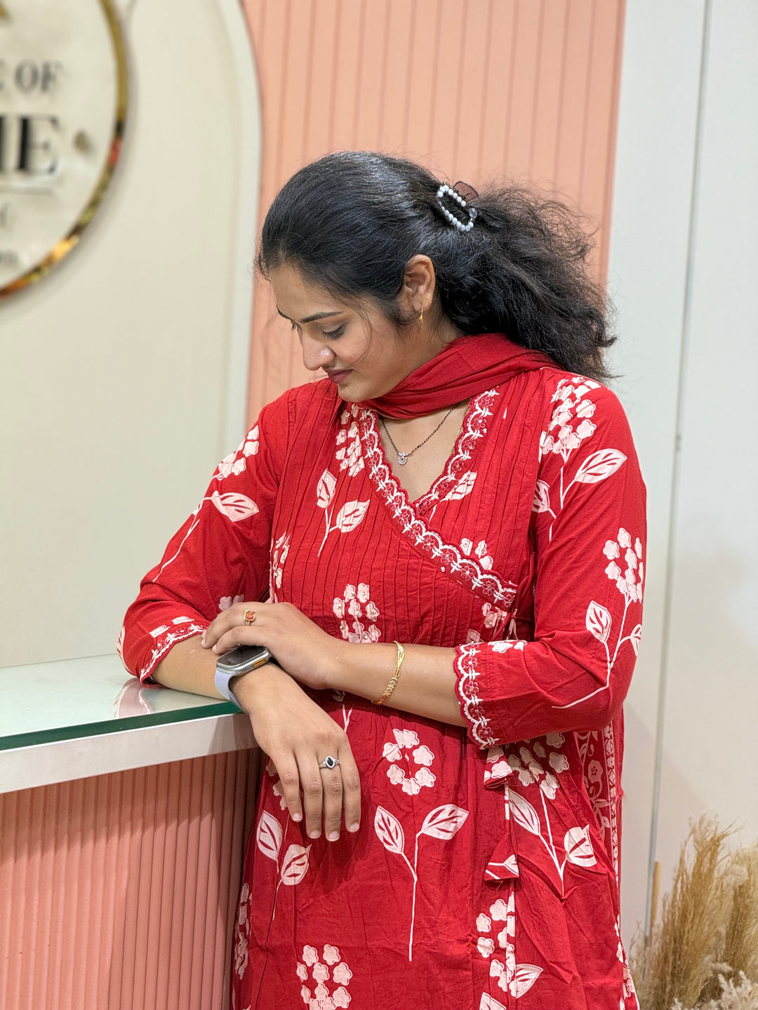 Angrakha Pattern 60-60 Cotton Collection | R185