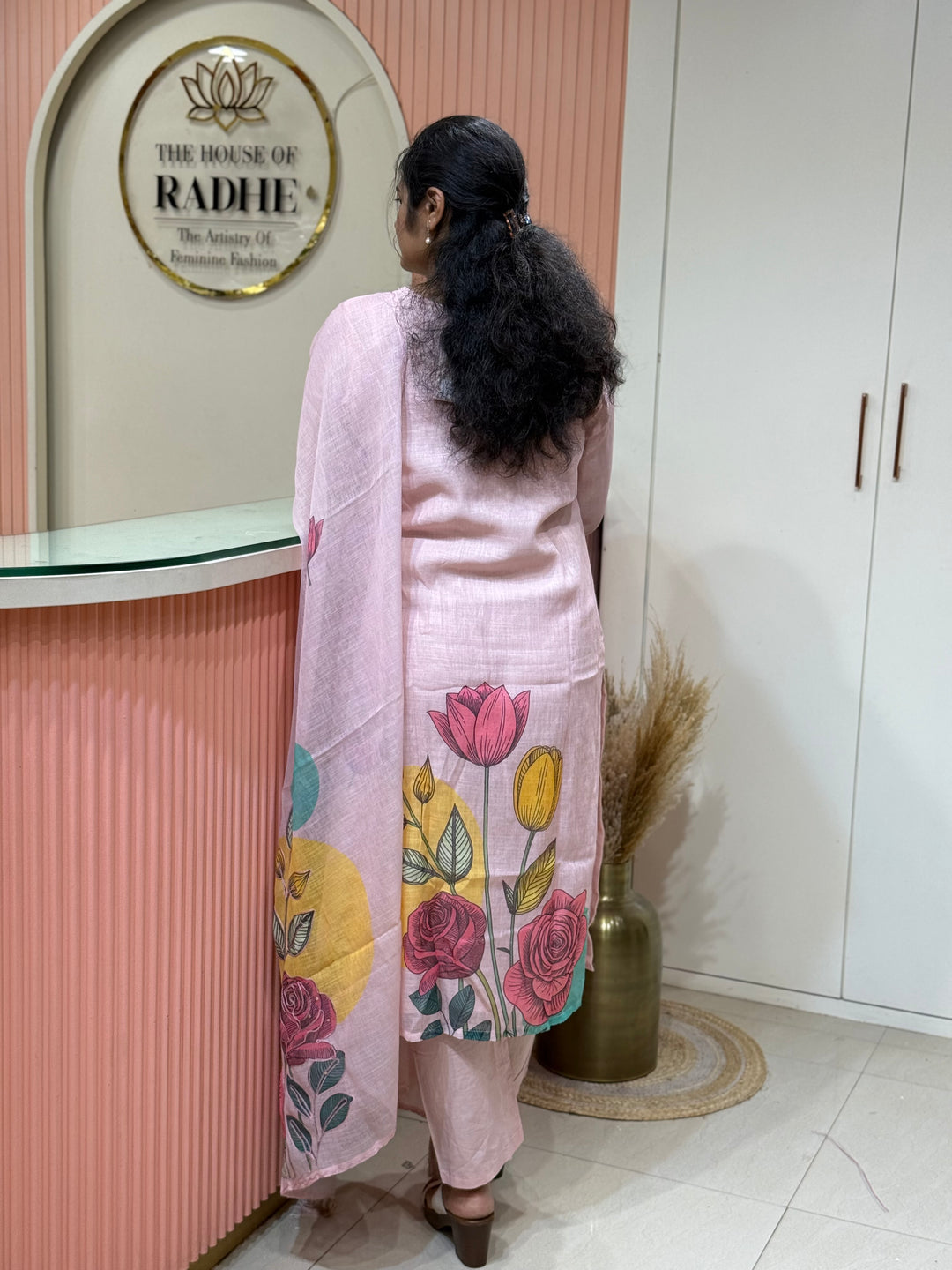 Linen Cotton 3 Pcs Set Collection with Cotton Lining | R146