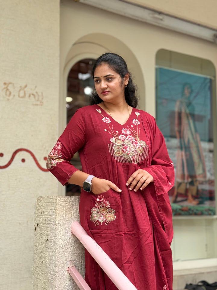 Mul Cotton With Front Pockets (cotton Lining) | R168