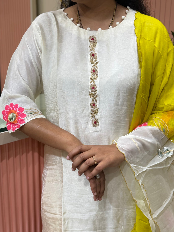Dola Silk Collection with Organza Dupatta | R217