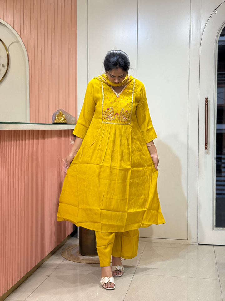 Mul Chanderi Beautiful Collection | R208