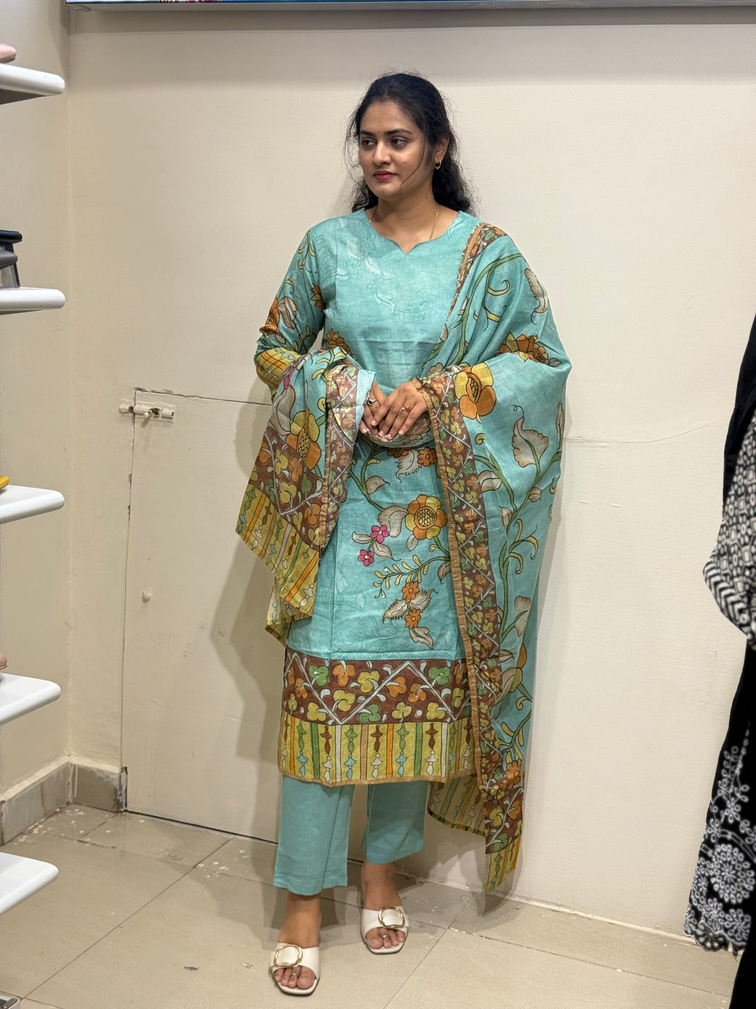 60-60 Cotton Printed 3 Pc Kurta Sets – Premium Soft Collection | R163