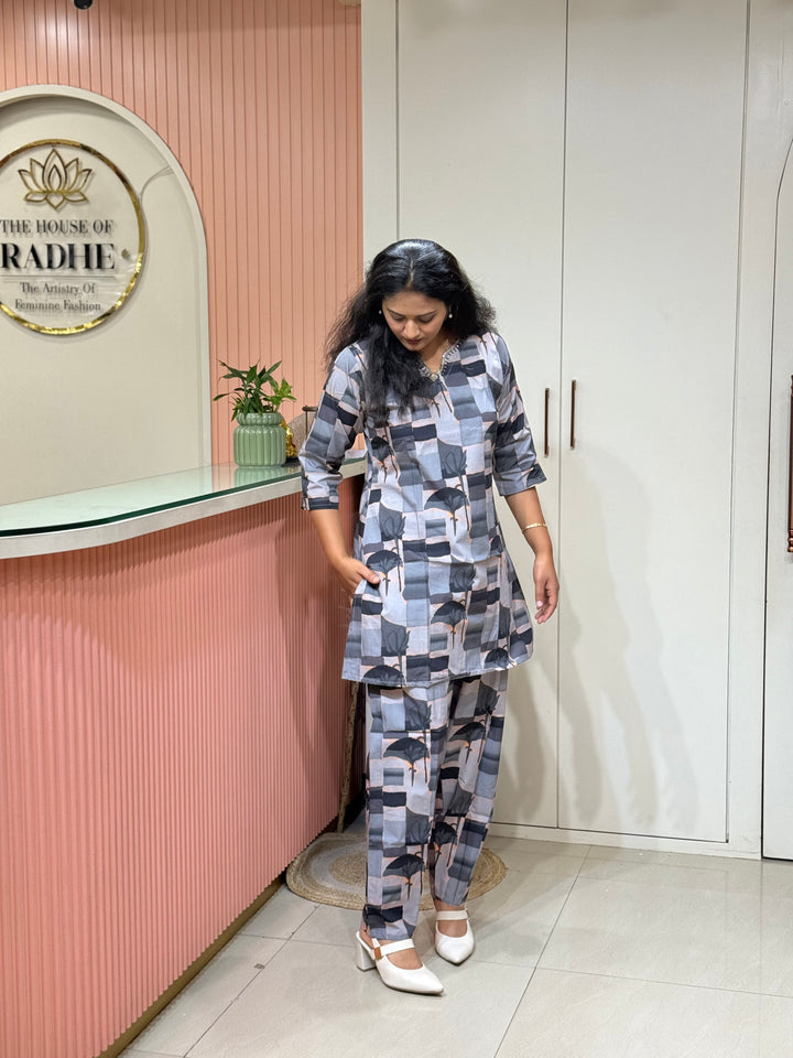 Co-Ord Set Collection with Beautiful Design(Premium Rayon Fabric)| R137