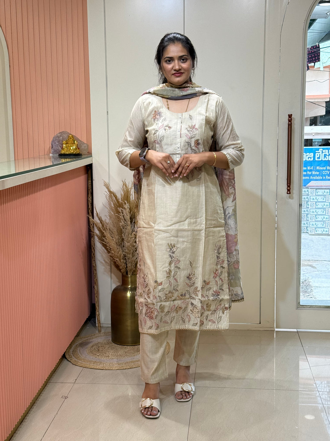 Classic Pure Jamdani Designer Suit Set | R211