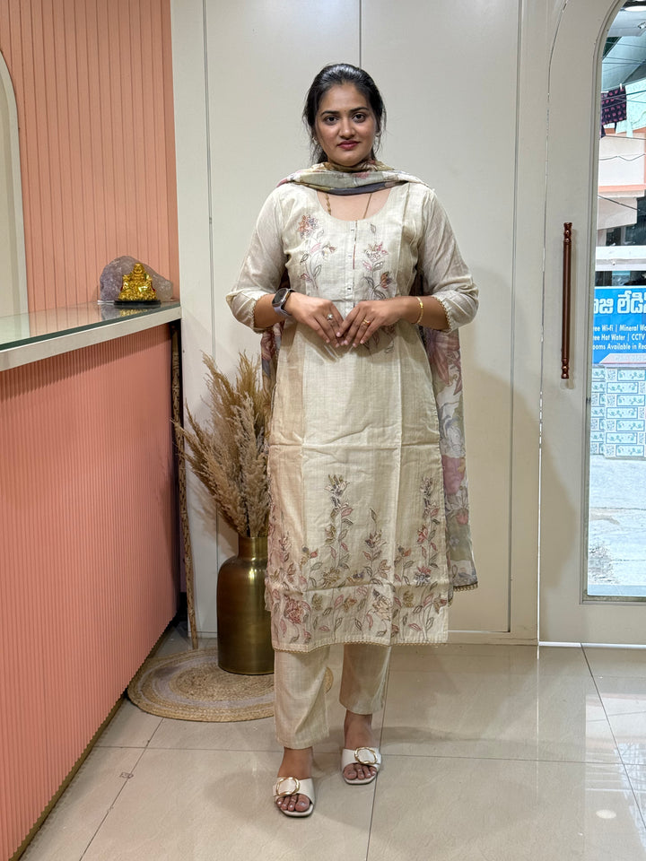 Classic Pure Jamdani Designer Suit Set | R211