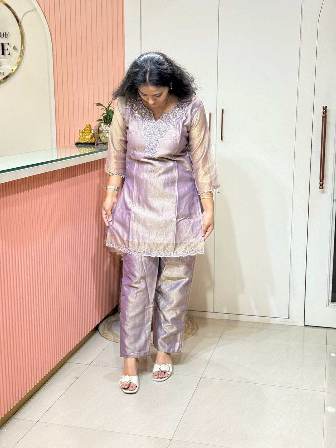 Designer Tissue Shimmer (Salasa) 2 Pc Collection – Cut Dana Work  R167