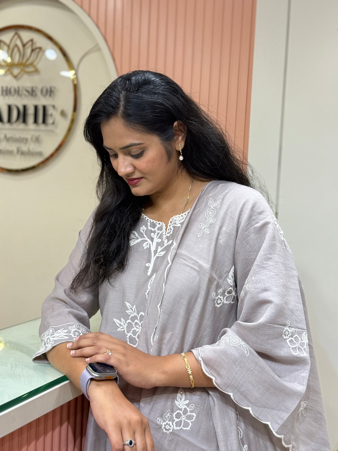 Mul Chanderi Collection with Embroidery work  | R208
