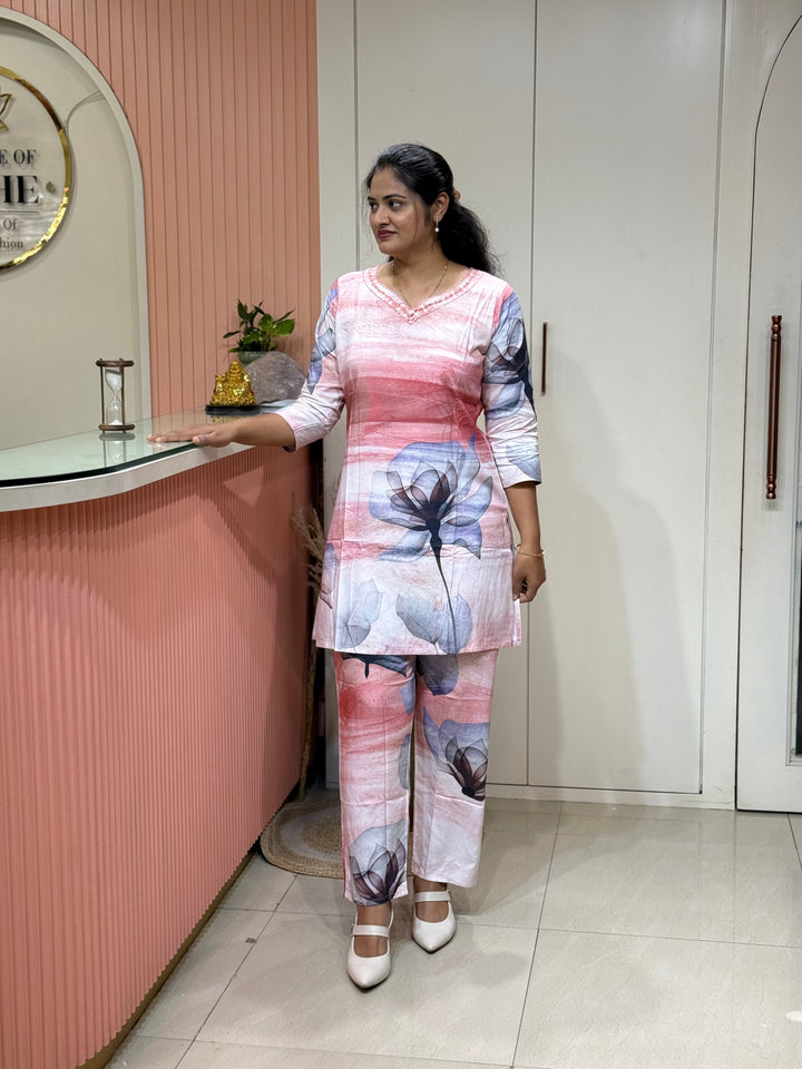 Co-Ord Set Collection with Beautiful Design(Premium Rayon Fabric)| R137