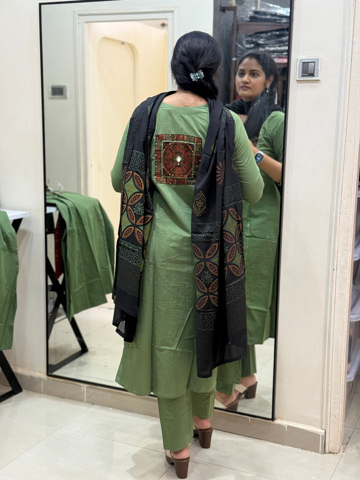Cotton Collection with Patch Work (Backside Patchwork )| R210