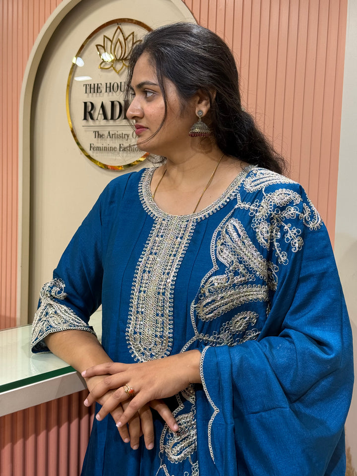 Vichitra Fabric Collection With Elegant Designer Look | RADHE60