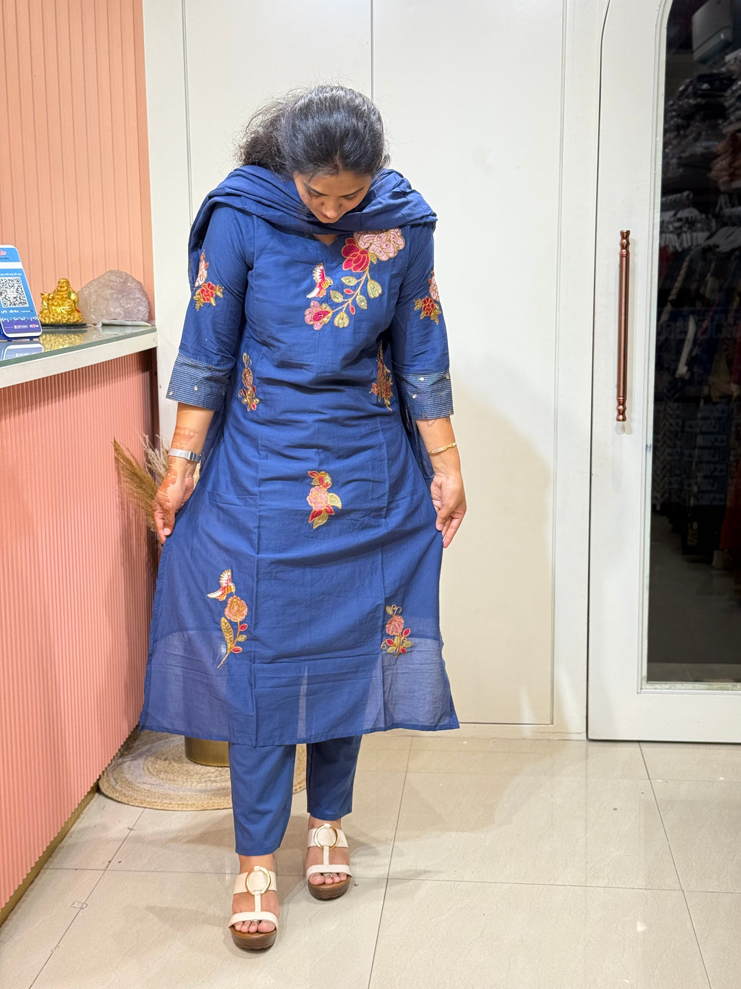 Mul Cotton 3 Pcs Collection with Cotton Lining | R173