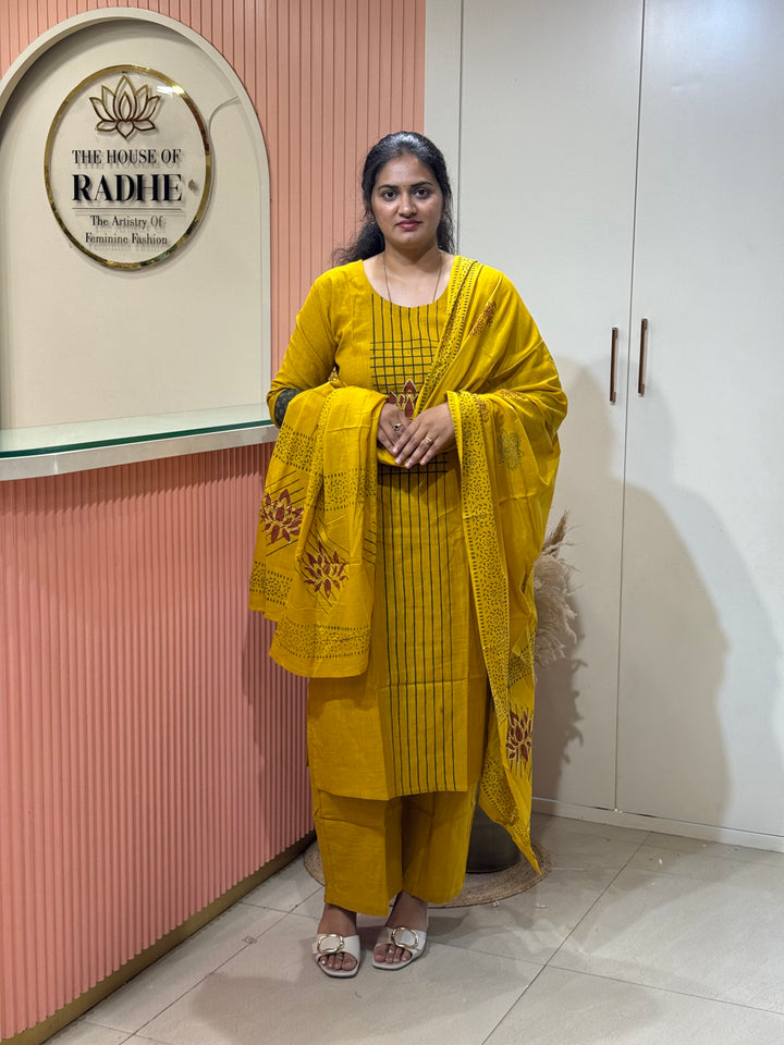 Khadi Cotton Collection with Hand paint | R210