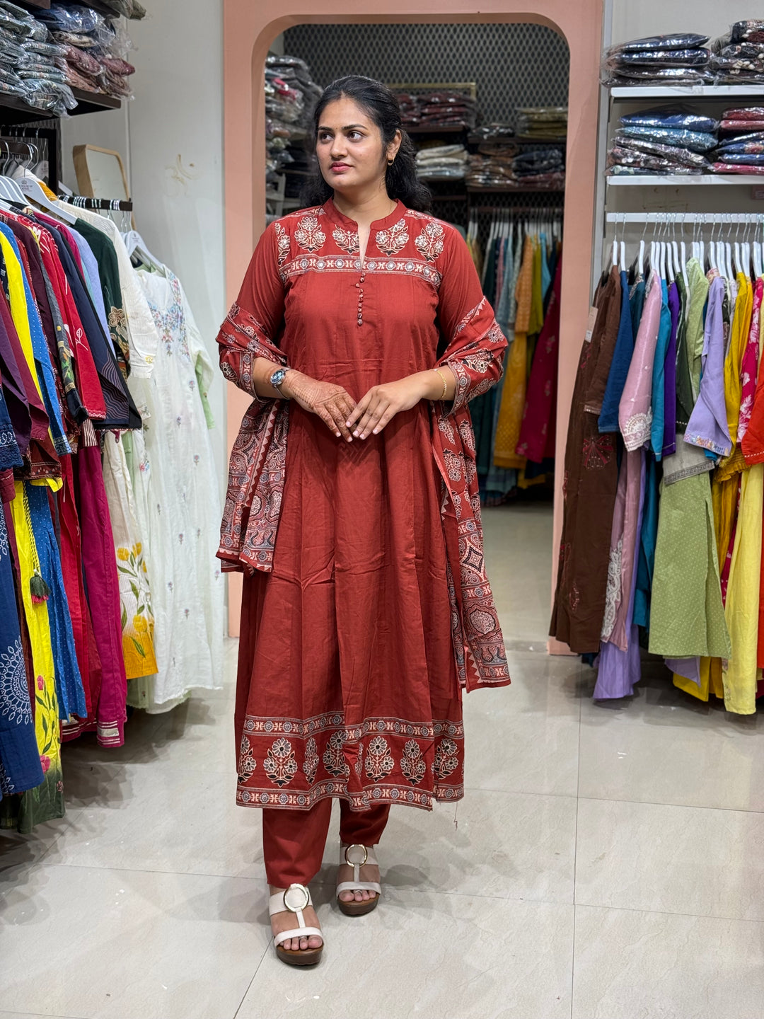 Cotton 3 Pcs Collection with Kali Pattern | R173