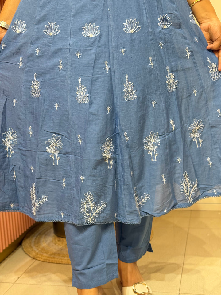 Mul Cotton Collection with Embroidery work (Cotton Lining)| R181