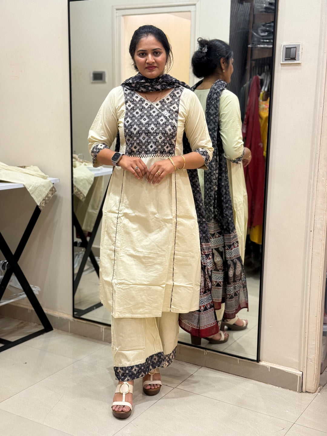 Cotton Collection with Patch work ( Full Length Dupatta ) | R210