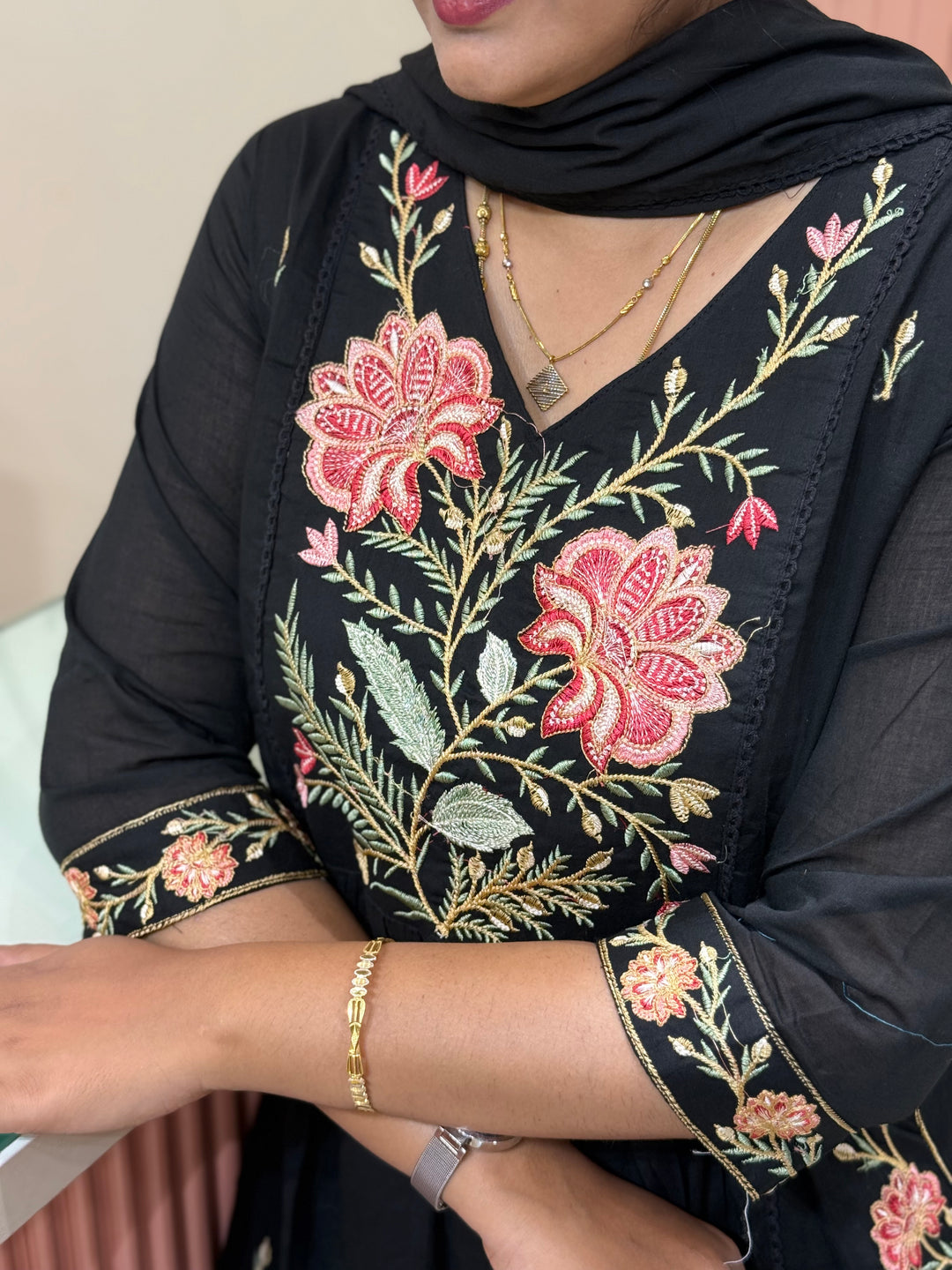 Mul Cotton Collection with Embroidery work (Both the Side Pockets) | R150