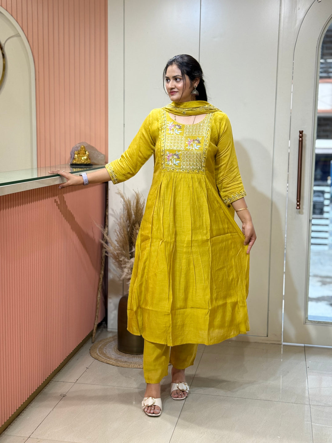 S Mul Chanderi Collection | R208
