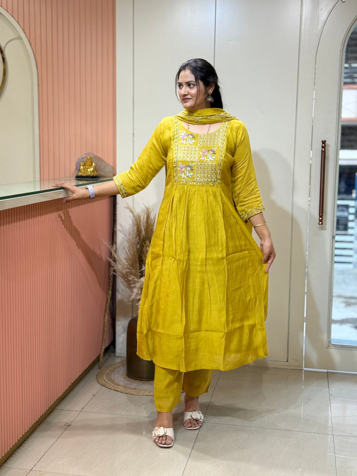 S Mul Chanderi Collection | R208