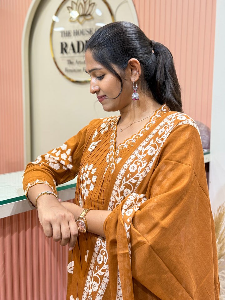 Angrakha Pattern 60-60 Cotton Collection | R185