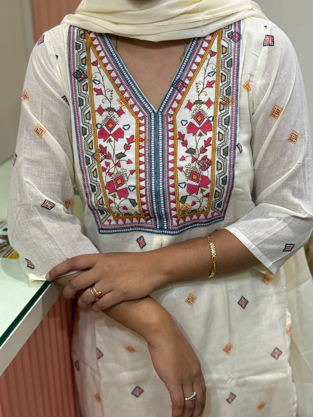 Cotton flex with cotton lining | R161