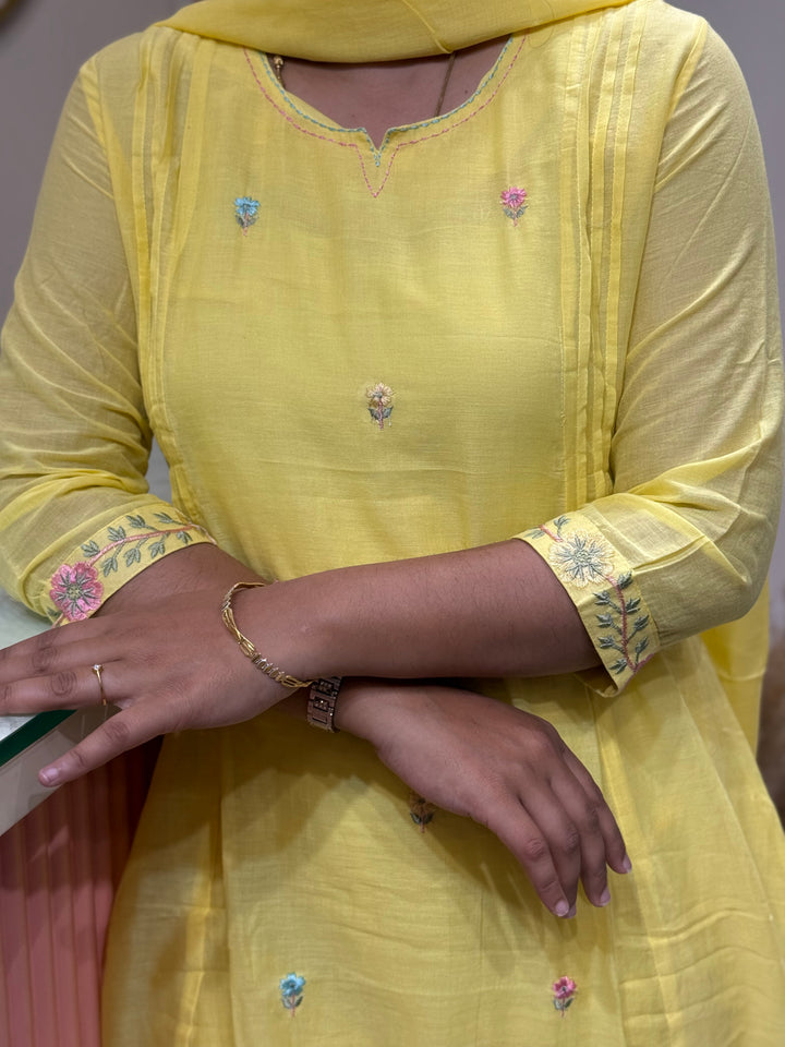 Mul Cotton Collection with Embroidery work (Cotton Lining)| R150