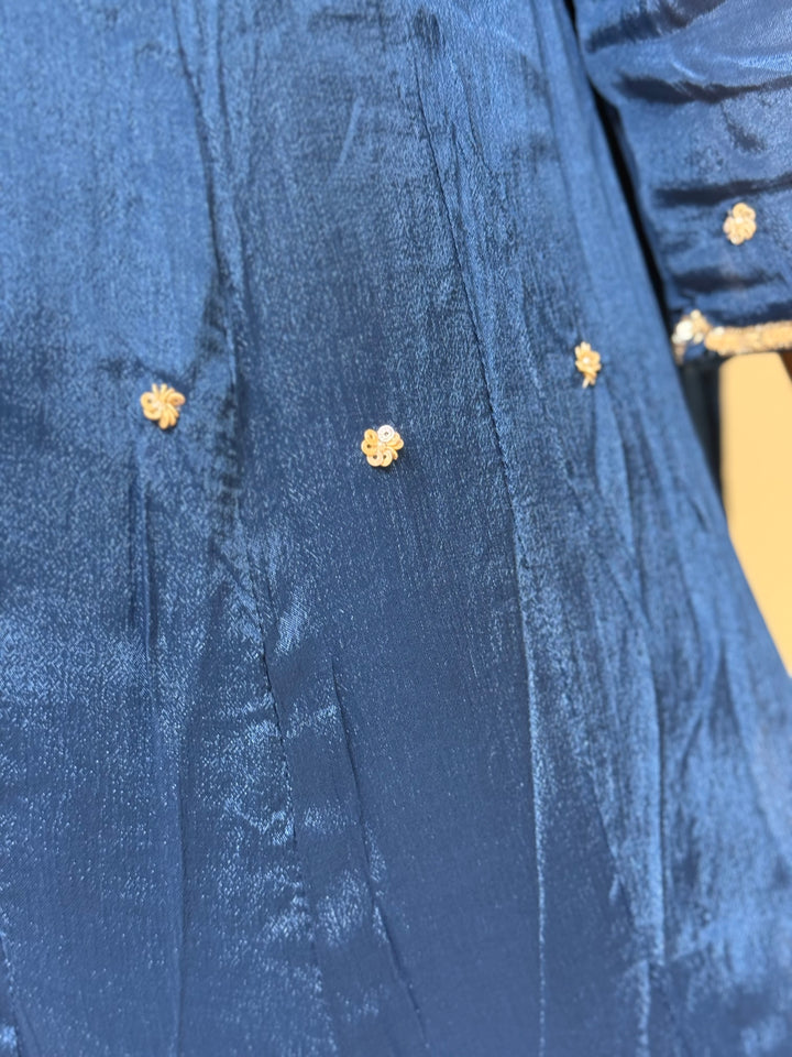 Pure Chinon Festive Collection | Full Handwork, Sequin &amp; Cut Dana | R177